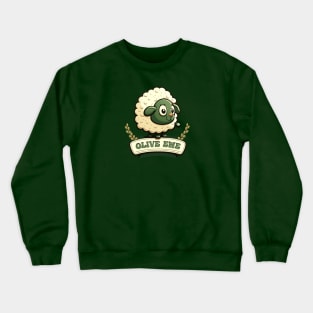 I Love You (Olive Ewe) Crewneck Sweatshirt